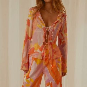 Peppermayo Parisian Balcony Tie Top